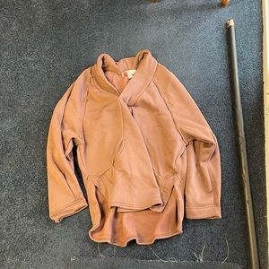 Free people Marguerite pullover, satin wood. NWWT